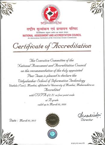 NAAC Certificate